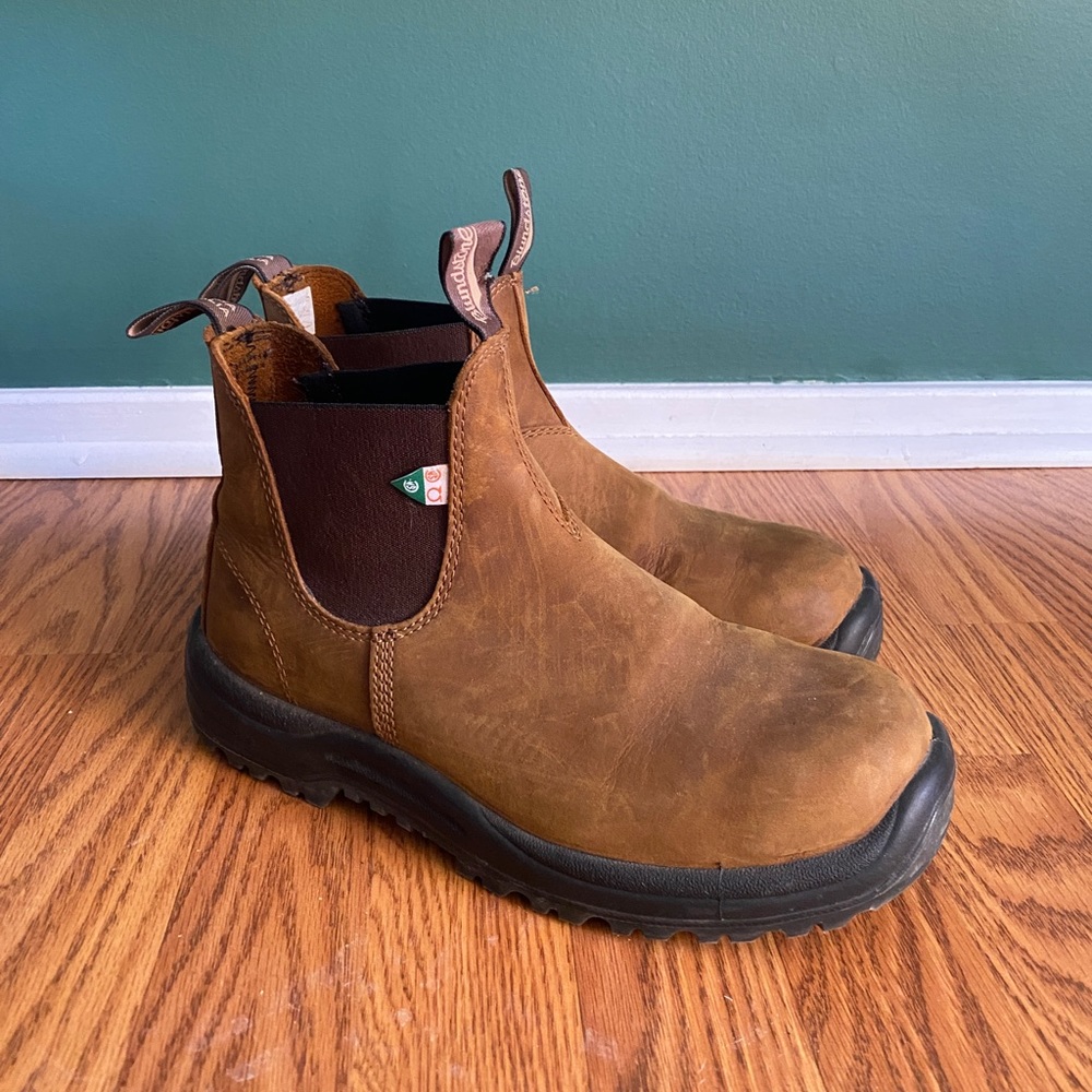 Blundstones - Steel toe CSA greenpatch